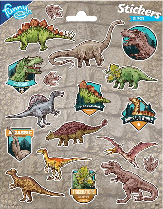 Actual product image Totum Sticker sheet dinosaur