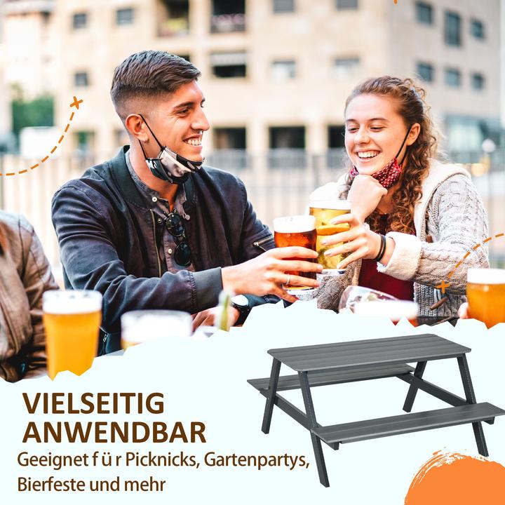 Produktbild Outsunny Picknick Tisch mit Bank