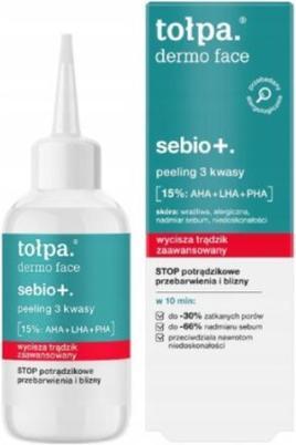 Image du produit Tołpa Tolpa 50ml Sebio+ Peeling pour le visage aux 3 acides (Gommage, 50 ml)