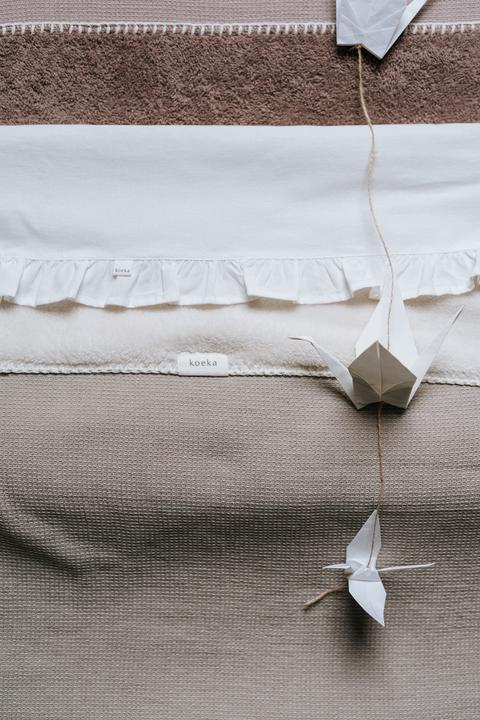 Actual product image Koeka Bassinet sheet Ruffle (80 x 100 cm)