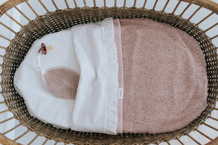 Actual product image Koeka Bassinet sheet Ruffle (80 x 100 cm)