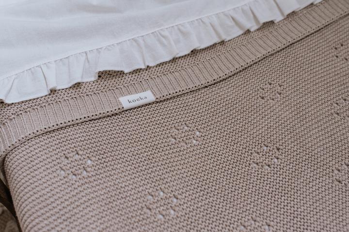 Actual product image Koeka Bassinet sheet Ruffle (80 x 100 cm)