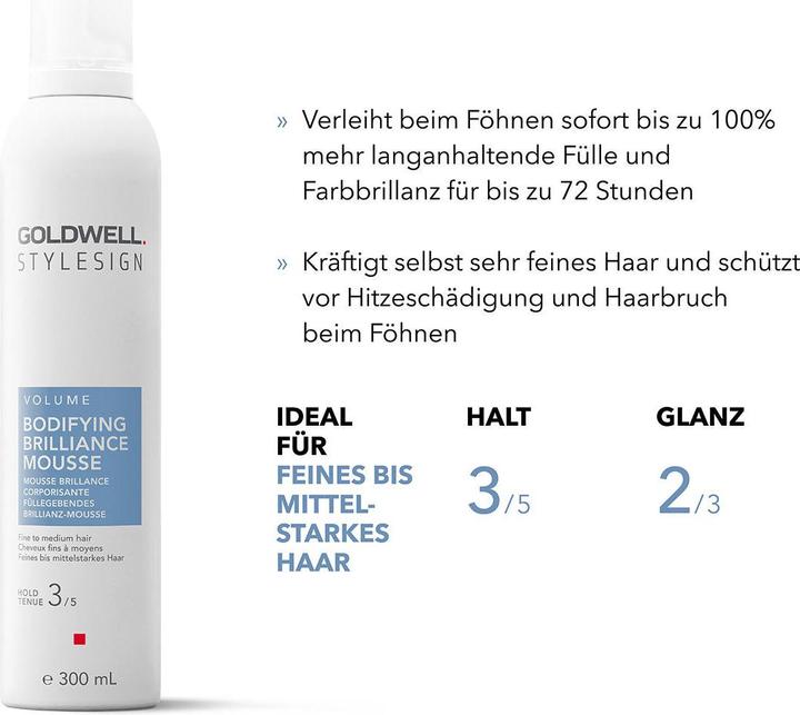 Produktbild Goldwell StyleSign Volume Brillanz Mousse (300 ml, Volumenschaum)