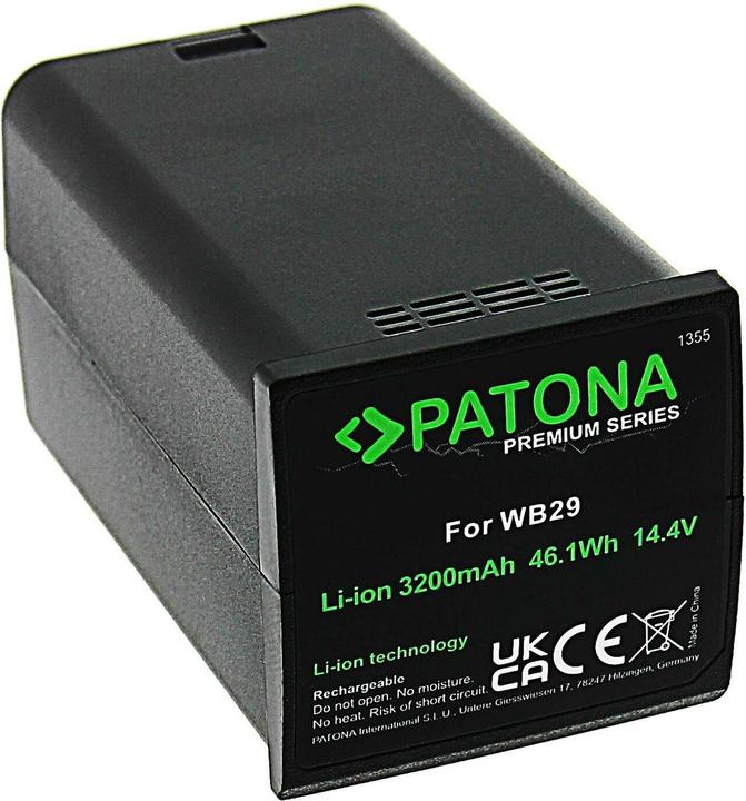 Image du produit Patona Batterie Premium pour Godox AD200 Pro (Batterie de l'appareil photo)