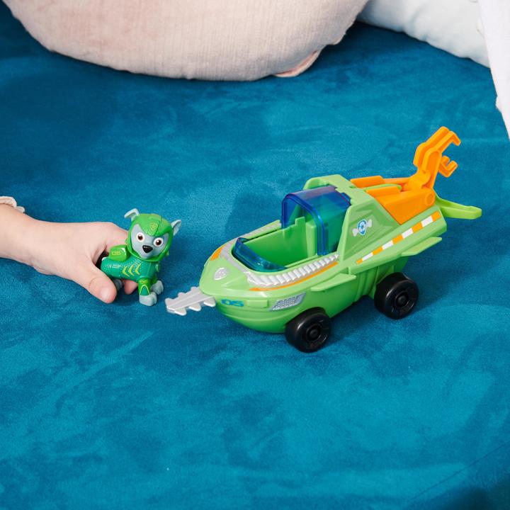 Actual product image Spin Master Paw Patrol Aqua Pups Deluxe Vehicle Rocky