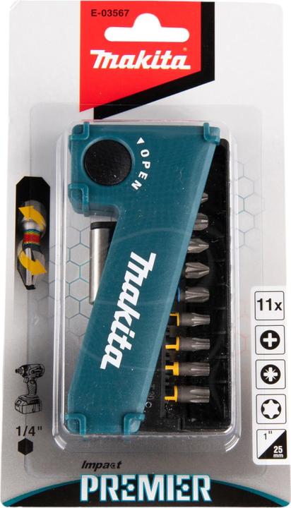 Produktbild Makita Torsion Bitset E-03567 (25mm)