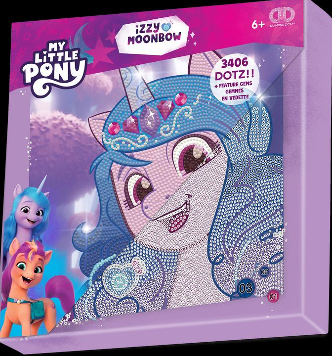 Produktbild Diamond Dotz DOTZ BOX® Original Diamond Painting Set My Little Pony "Izzy Moonbow", Kreativset mit glitzernden