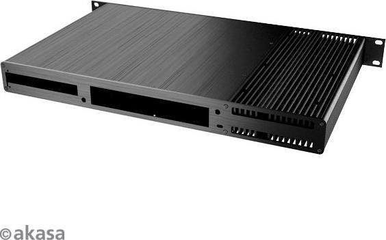 Actual product image Akasa Galileo TU3 Thin Mini-ITX 1U Case, OEM (Thin Mini ITX)