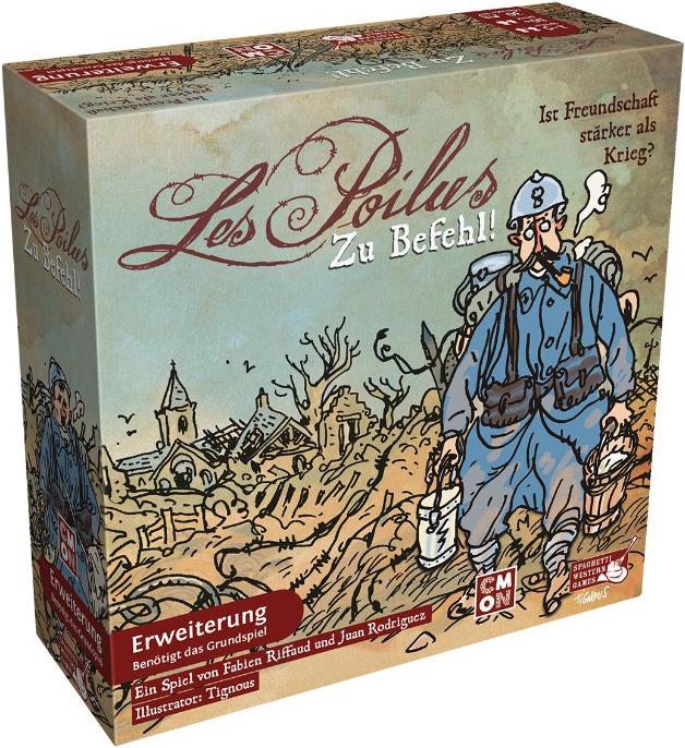 Actual product image Cmon CMN0061 - To command!: Les Poilus, 1-5 player, from 10 years (extension, DE edition) (German)