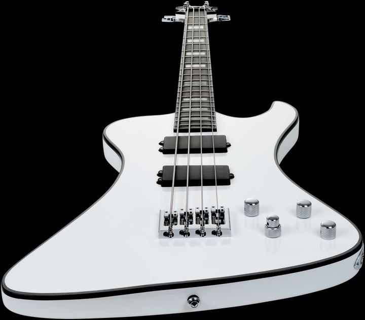 Actual product image Hagstrom E-Bass, Nekromant 4, White Gloss (Electric guitar, Mahogany)