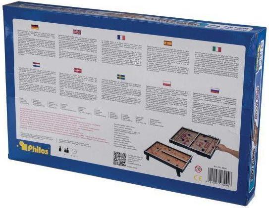 Immagine prodotto Philos Shuffle Game & Speed Hockey, gioco da tavolo, con piedini
