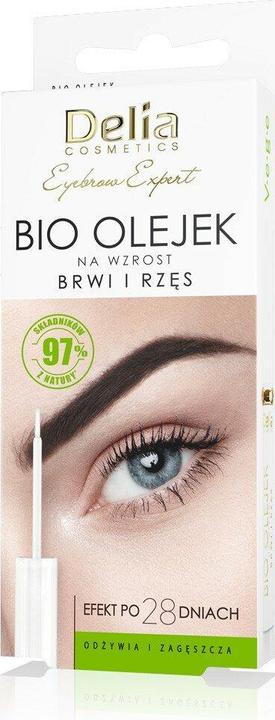 Produktbild Delia Cosmetics Cosmetics Eyebrow Expert Bio Öl für Augenbrauen und Wimpern Wachstum (7 ml)
