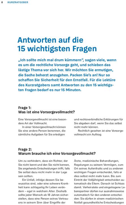Produktbild Das Vorsorge-Set (Deutsch, Stiftung Warentest, 2024)