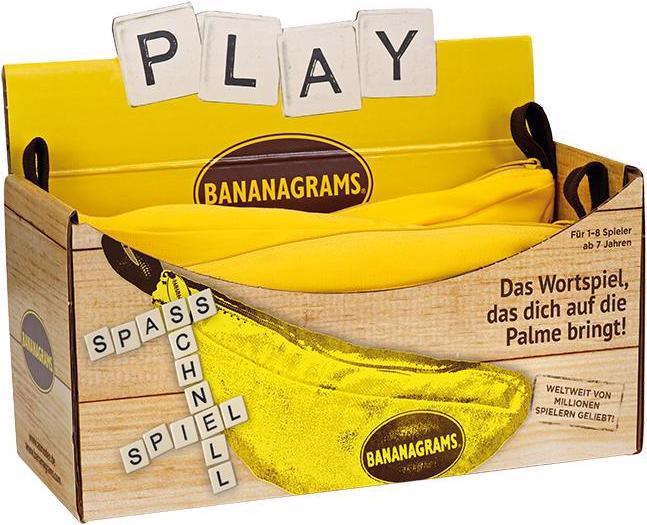 Actual product image Asmodée BAND0005-1 - BANANAGRAMS Classic 1-8 players, ages 7+ (DE edition) (German)