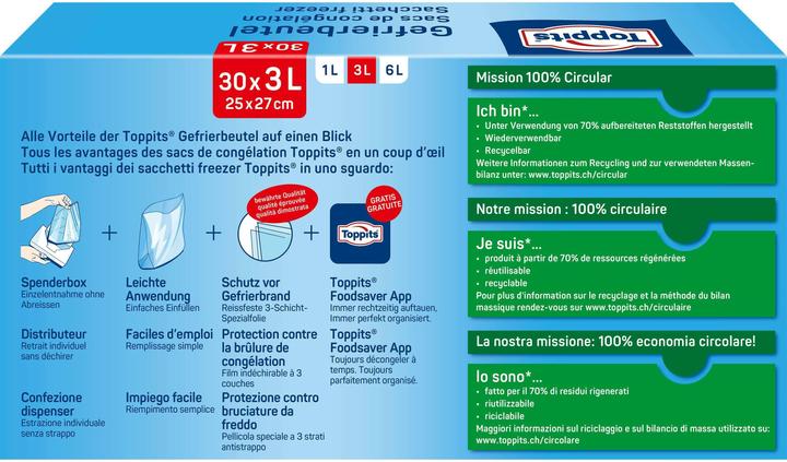 Productafbeelding Toppits Diepvrieszakken (30 x)