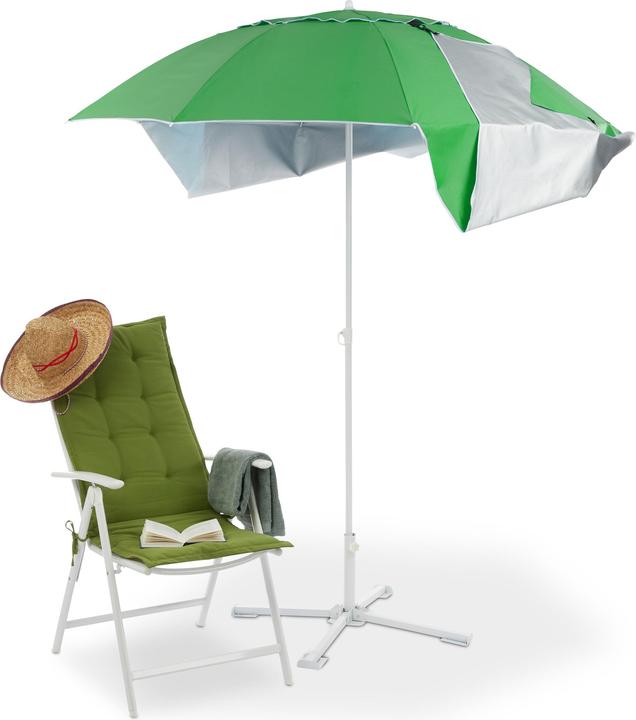 Actual product image Relaxdays Parasol beach shell (1.75 m)