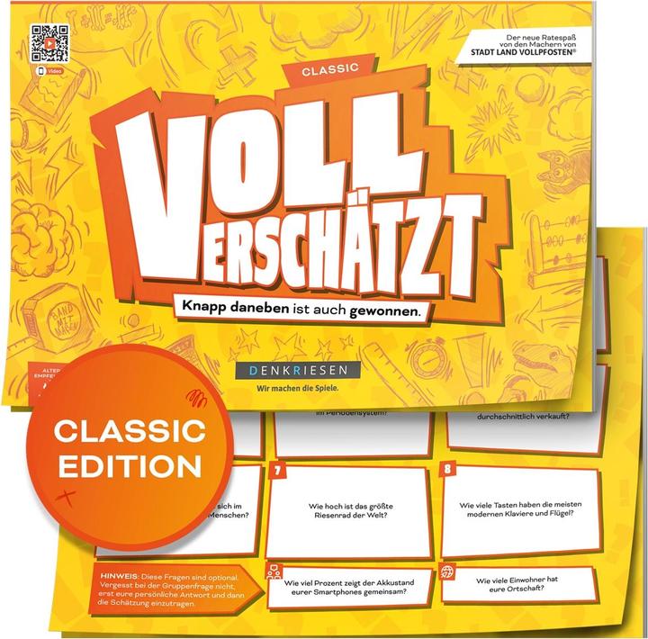 Produktbild Denkriesen VOLL VERSCHÄTZT A4-Block - Knapp daneben ist auch gewonnen. - Classic Edition (Deutsch)