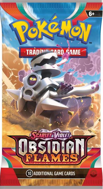 Actual product image Pokémon Obsidian Flames (English, Booster Pack)