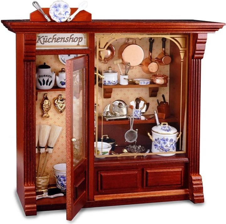 Reutter 001.797/9 - Wandbild Haushaltswarengeschäft, Miniatur