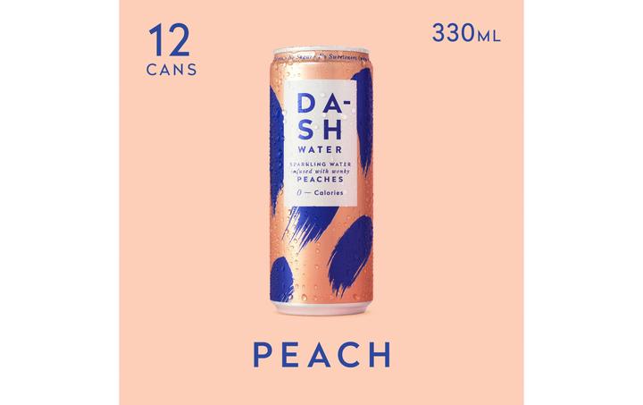 Image du produit Dash Water Peaches (12 x 33 cl)