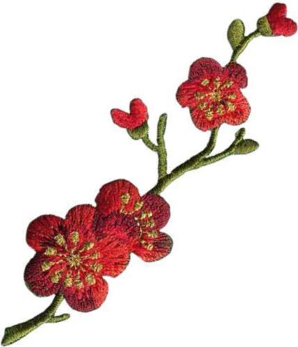 Produktbild Prym Applikation Blumenranke, Kirschblüte, rot (1 x)