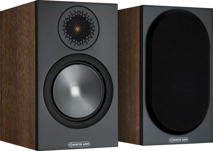 Immagine prodotto Monitor Audio Coppia di diffusori da scaffale Bronzo 50 Noce (1 coppia, 80 W)