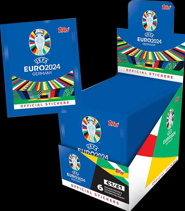 Produktbild Topps Euro 2024 Sticker Collection - Display Box (Deutsch, Booster Display)