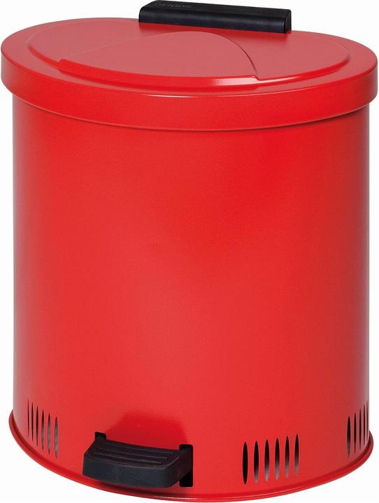 Immagine prodotto asecos Contenitore per la raccolta dei panni di pulizia in lamiera d'acciaio rossa 50 litri (50 l)
