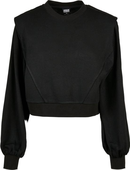 Actual product image Urban Classics Ladies Padded Shoulder Modal Terry Crewneck (5XL)
