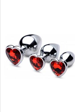 Immagine prodotto XR Brands Set di plug anali Heart Gem