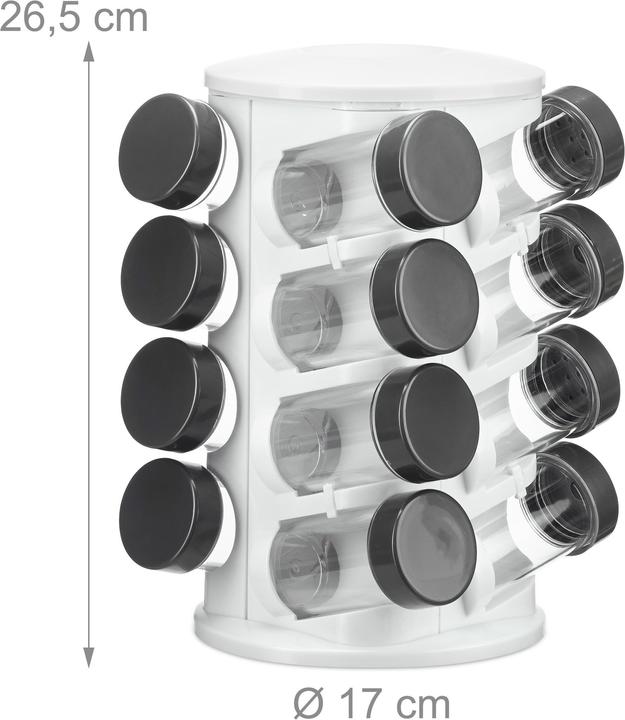 Image du produit Relaxdays Carrousel à épices 16 pots