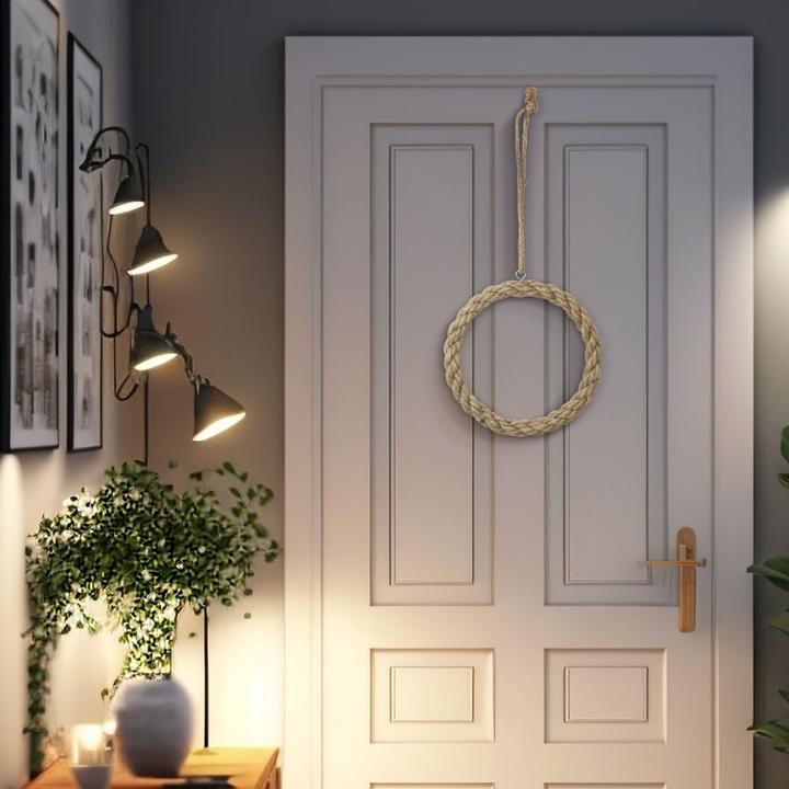 Actual product image Natura Punto Decorative wreath to hang from jute
