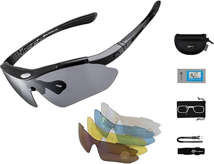 Produktbild Rockbros Polarized cycling glasses 10003 (black) (Black, Schwarz)