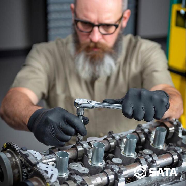 Actual product image SATA Reversible ratchet, fine toothing, 1/4 " (1/4")