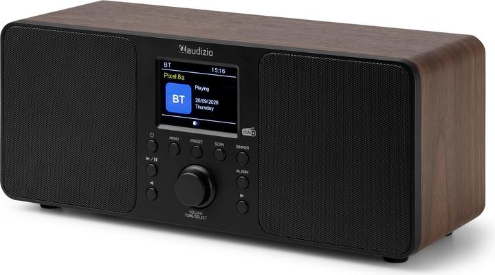 Produktbild Audizio DAB+ Radio Genua Braun, Radio Tuner: FM, DAB+ (FM, DAB+, Bluetooth)