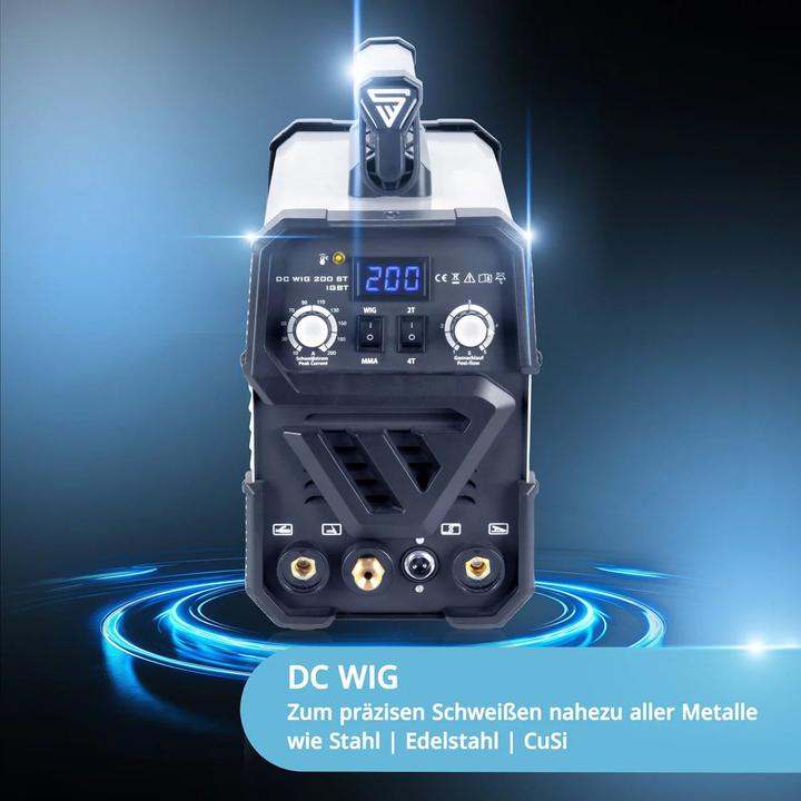 Produktbild Stahlwerk Schweissgerät DC WIG 200 ST IGBT mit 200 Ampere und MMA E-Hand