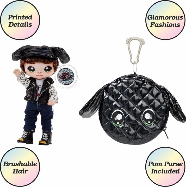 Produktbild MGA Na! Na! Na! Surprise 2-in-1 Pom Doll Glam Series - Maxwell Dane for Sidekick