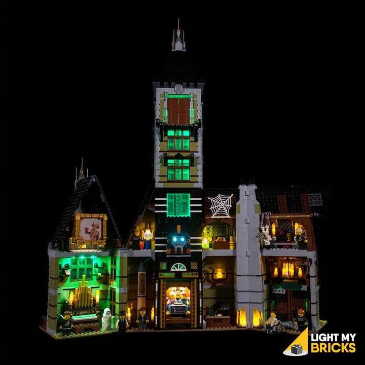 Actual product image Light my bricks LED Light Set for LEGO Fairground Haunted House