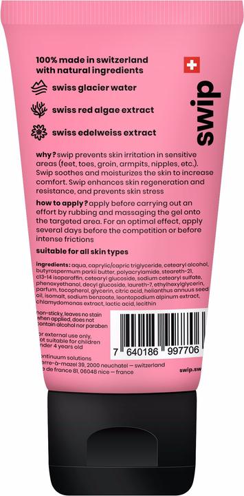 Immagine prodotto Swip Anti-sfregamento (Crema piedi e gel piedi, 75 ml)