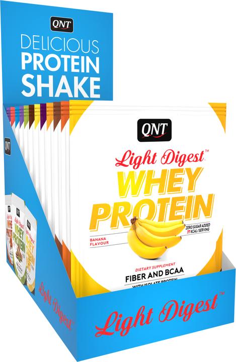 Produktbild QNT Light Digest Whey Protein (Flavour Mix, 16 Stk., 640 g)