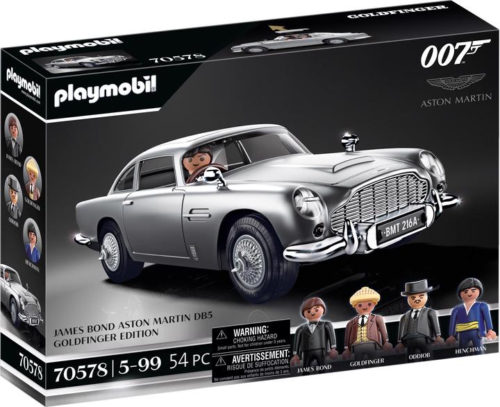 Image du produit Playmobil James Bond Aston Martin DB5 - Édition Goldfinger (70578, Playmobil Aston Martin)