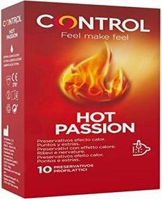 Actual product image Control Hot Passion Preservativos Efecto Calor 10 Unidades (10 pcs.)