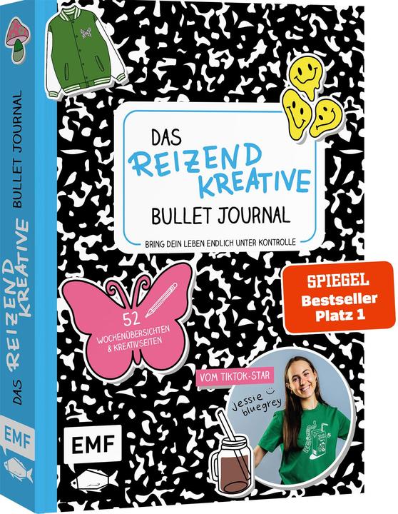Produktbild Das reizend kreative Bullet Journal - vom TikTok-Star jessiebluegrey - Bring dein Leben endlich (Deutsch, jessiebluegrey, 2022)
