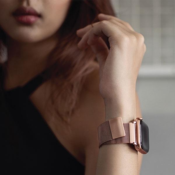 Actual product image Uniq Dante Apple Watch Series 4/5/6/7 (40 mm, 41 mm, Stainless steel)