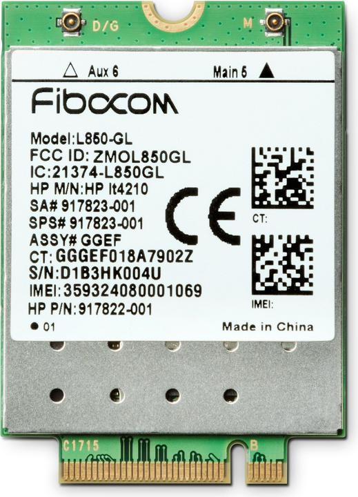 Actual product image HP XMM 7360 LTE Advance WWAN (M.2 (PCIe))