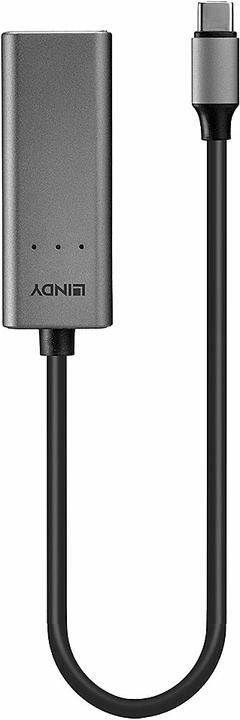 Immagine prodotto Lindy Da USB 3.1 Tipo C a RJ-45 (USB-C, RJ45 2.5 Gigabit Ethernet (1x))