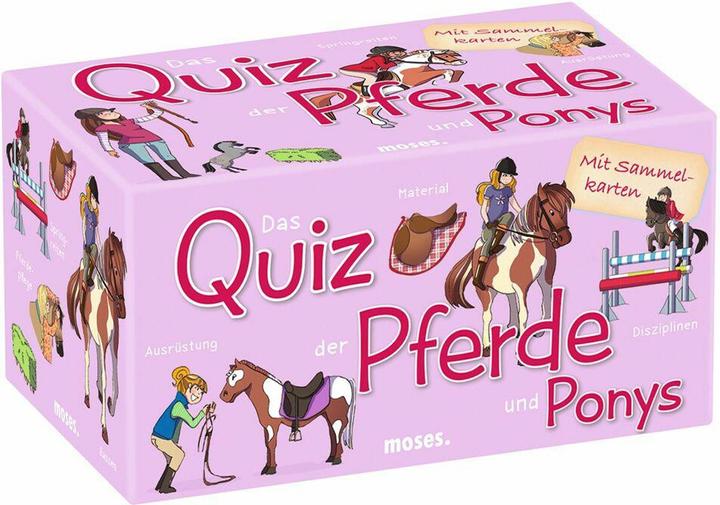 Image du produit Le quiz des chevaux et des poneys (Allemand)