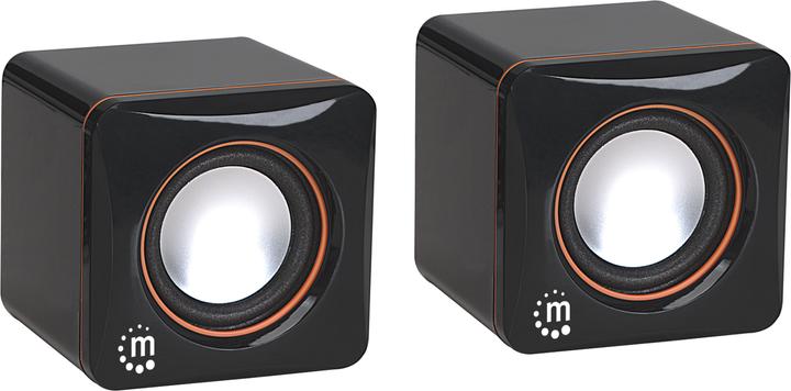 Actual product image Manhattan 164825 Speaker 6 W Black Wired