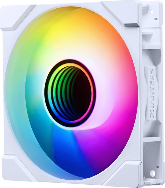 Productafbeelding Phanteks M25 Gen2 PWM D-RGB ventilator - omgekeerd blad, 120mm, wit (120 mm)