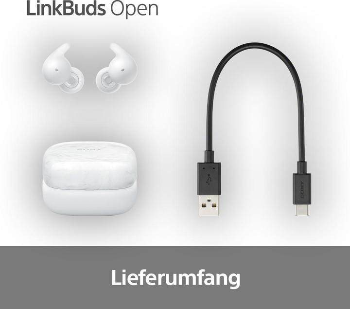 Immagine prodotto Sony LinkBuds Aperto (Nessuna soppressione del rumore, 8 h, Senza fili)